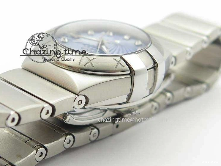 0515 Constellation 28mm V6F Best Edition SS Blue Dial On SS Bracelet A MultiPurpose 8201